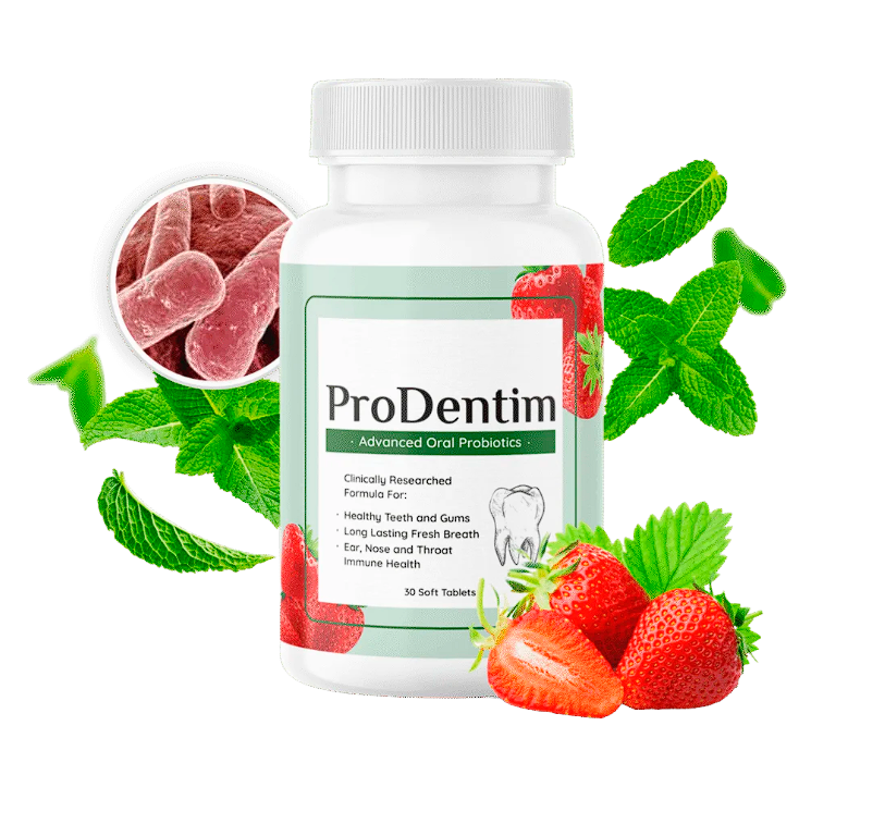 ProDentim dietary supplement bottle