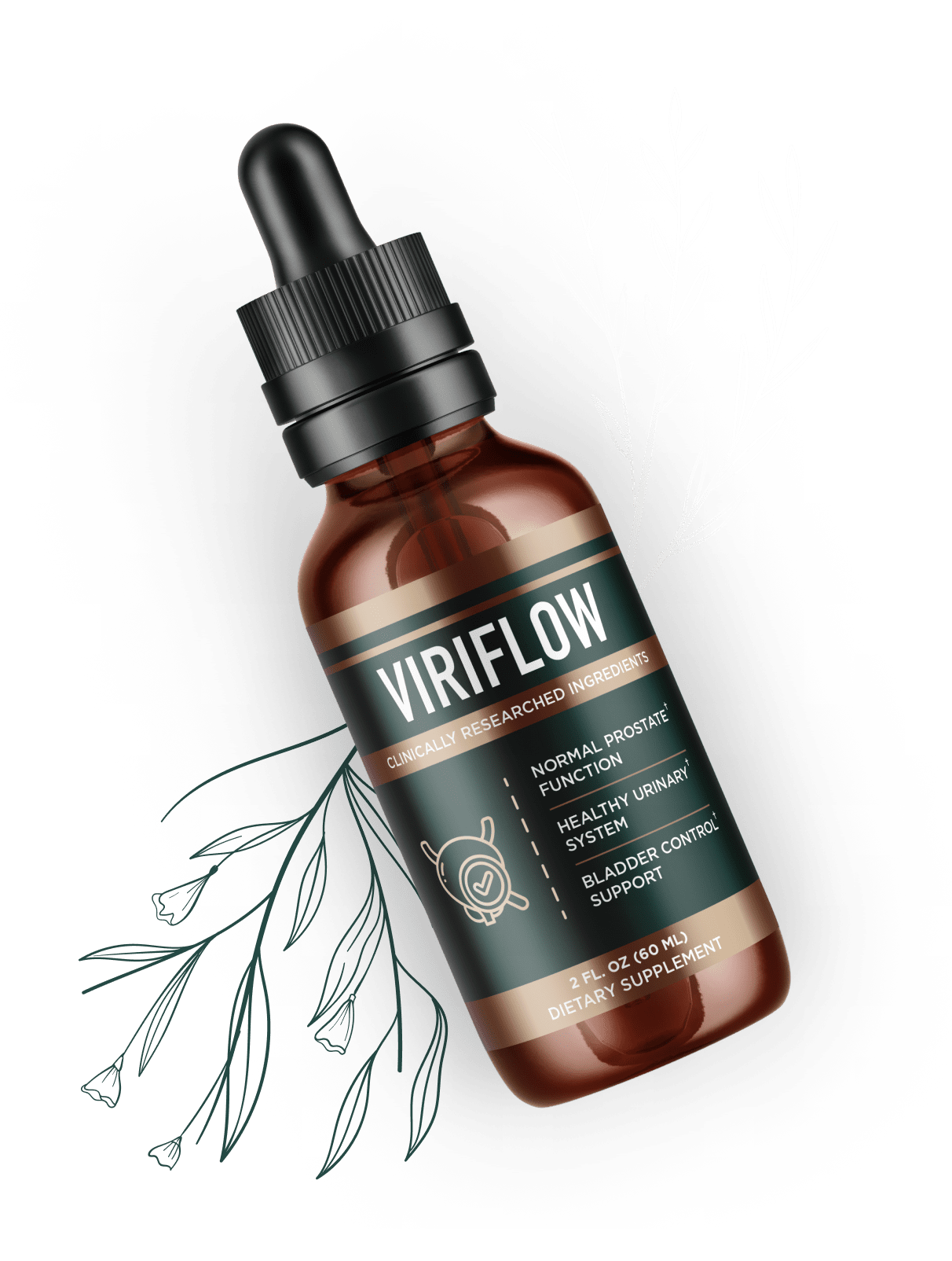 ViriFlow dietary supplement bottle